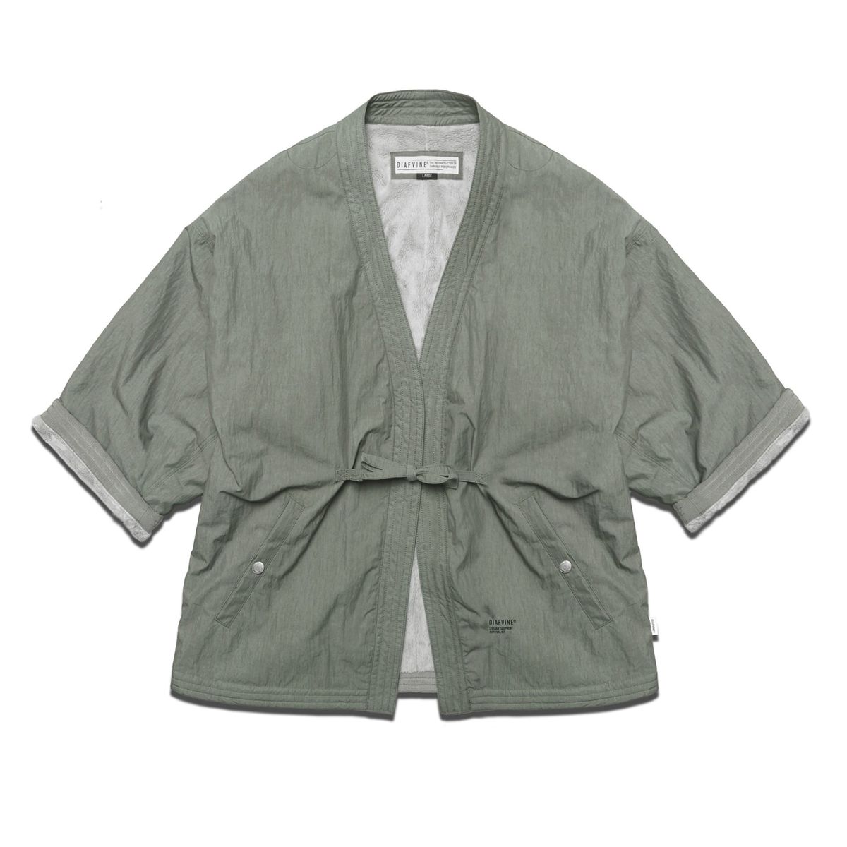 디아프바인(DIAFVINE) DV.LOT 647 C/N Regular Robe -Ash Khaki-