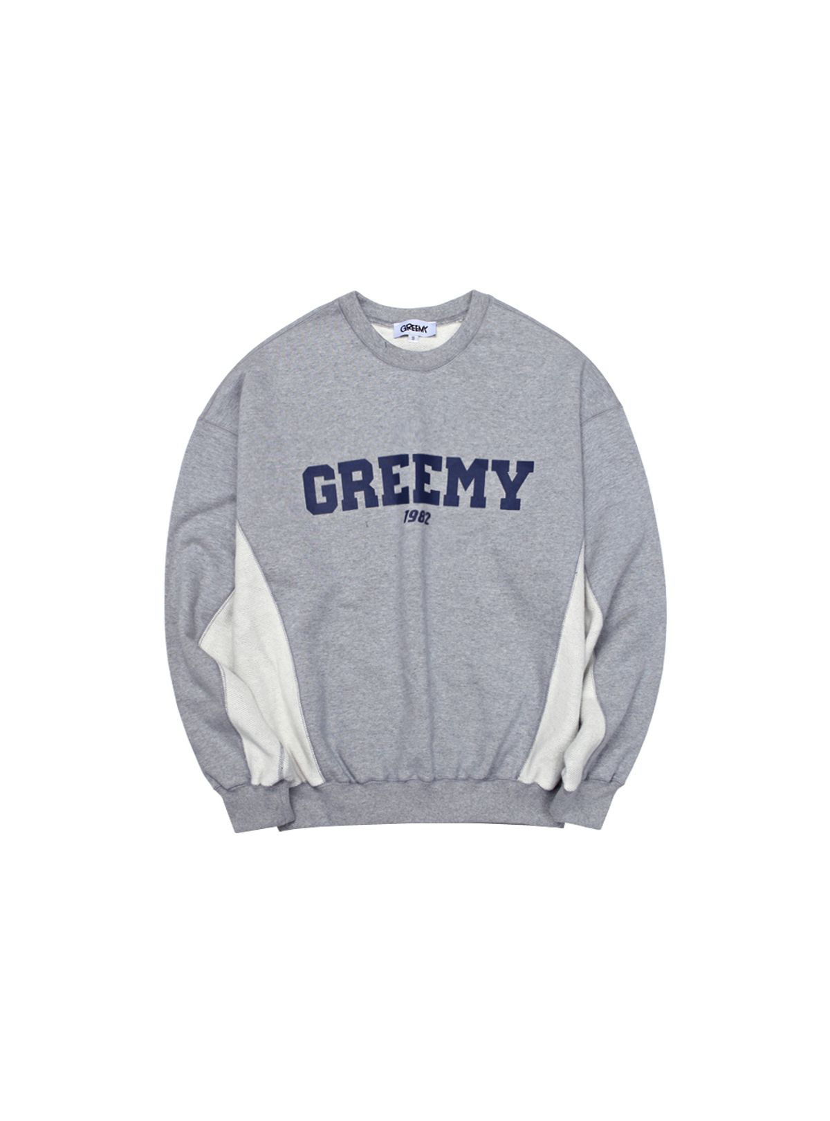 그리미(GREEMY) 1982 OLD SCHOOL SWEATSHIRTS (GREY)
