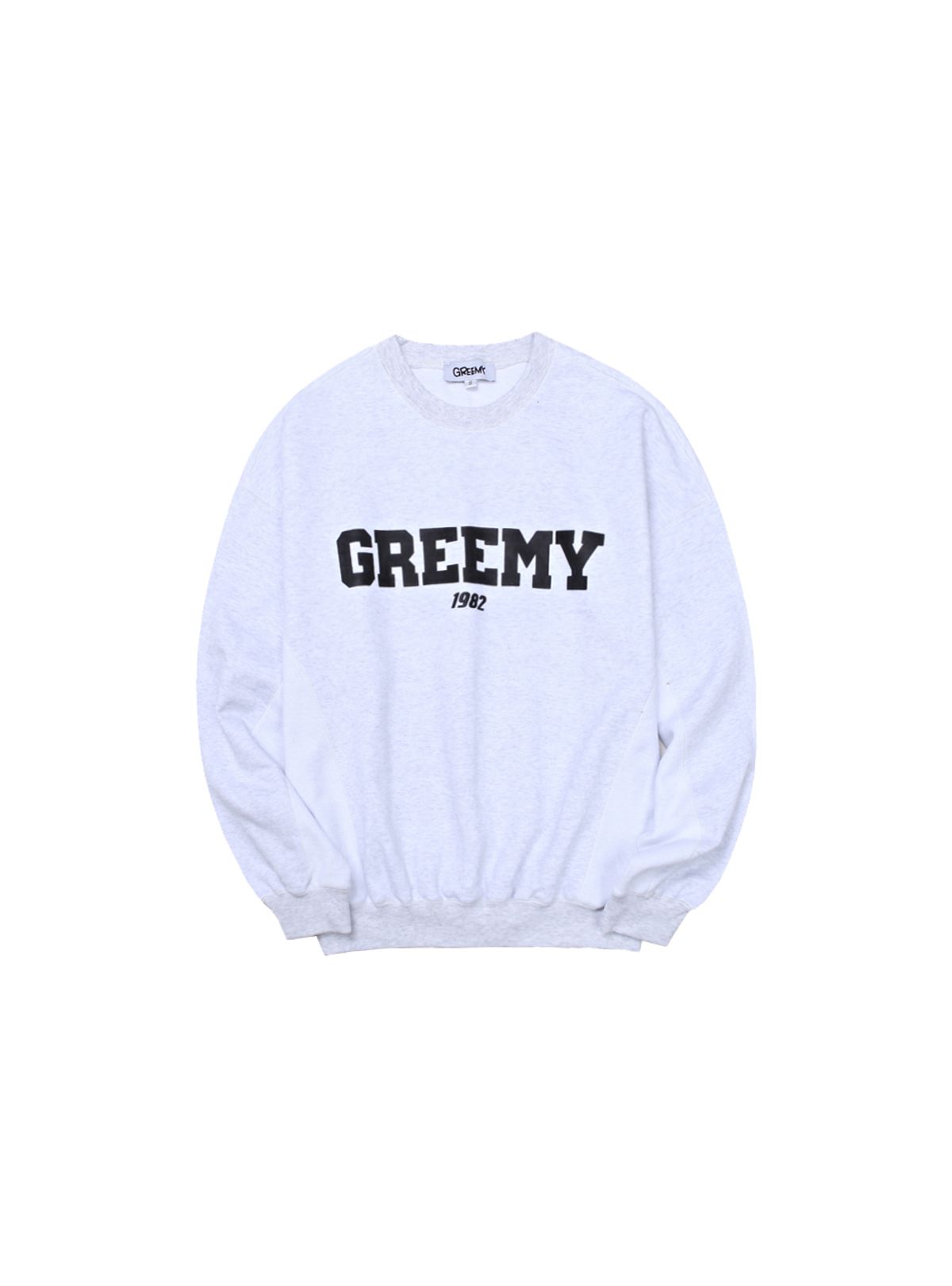 그리미(GREEMY) 1982 OLD SCHOOL SWEATSHIRTS (MELANGE GREY)