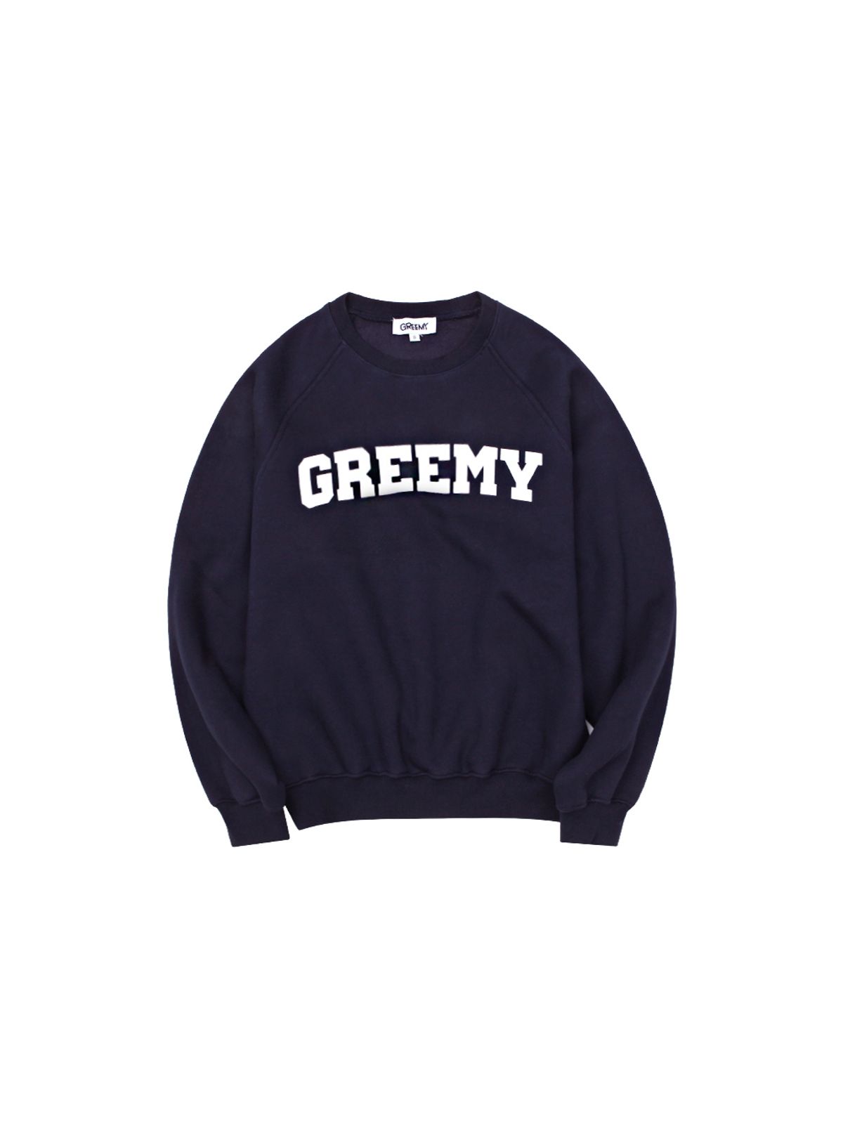 그리미(GREEMY) OLD SCHOOL LOGO SWEATSHIRTS(NAVY)