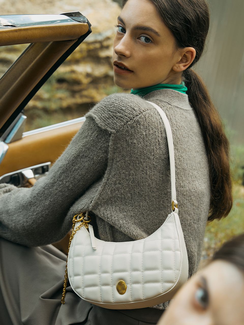 ★OSTKAKA★ Knut Mini Hobo Quilted Black MUSINSA | OSTKAKA Knut Mini Hobo Quilted Black