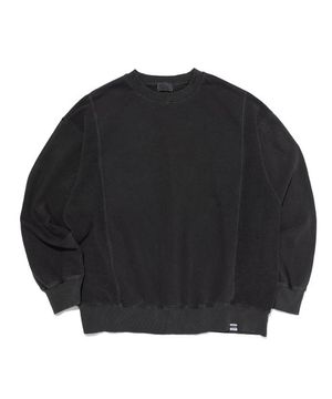 CB 인 피그먼트 맨투맨 (블랙)