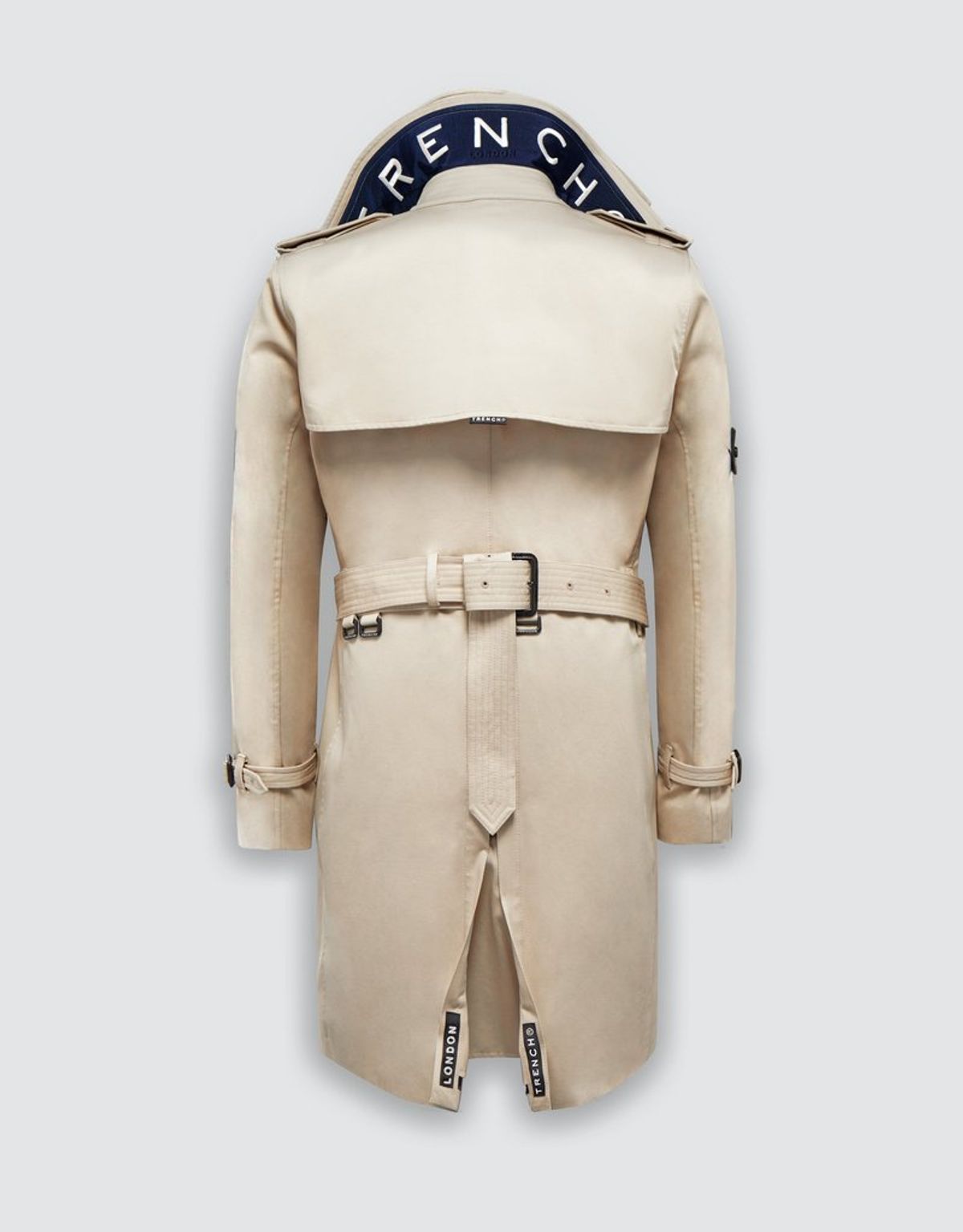 트렌치런던(TRENCH LONDON) 킹 클래식 트렌치 코트 (STONE/NAVY/WHITE)