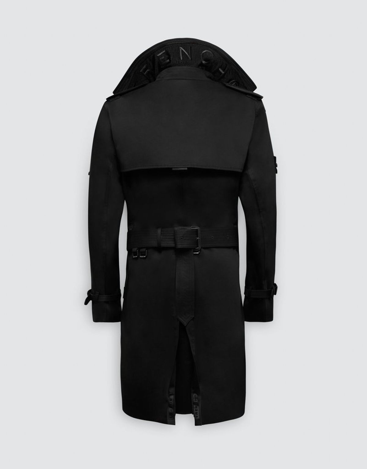 트렌치런던(TRENCH LONDON) 킹 클래식 트렌치 코트 (BLACK/BLACK/BLACK)