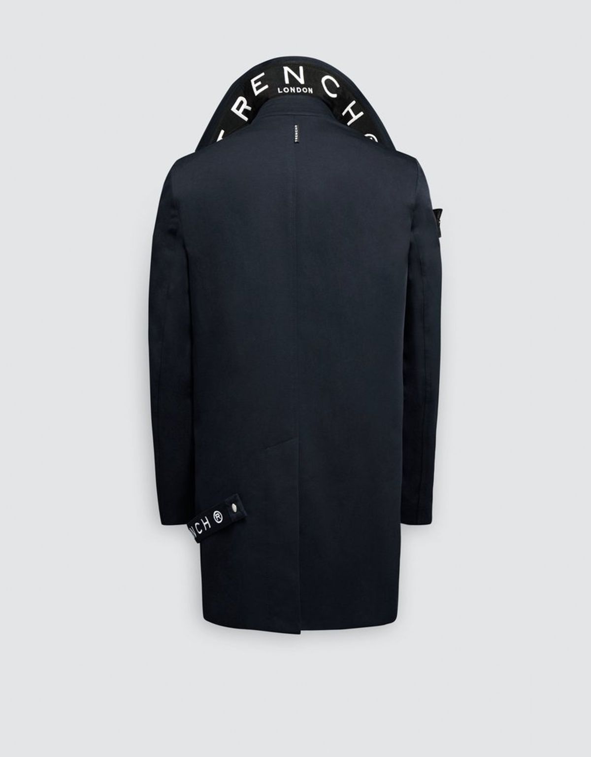 트렌치런던(TRENCH LONDON) 나이트 트렌치 코트 (NAVY/BLACK/WHITE)
