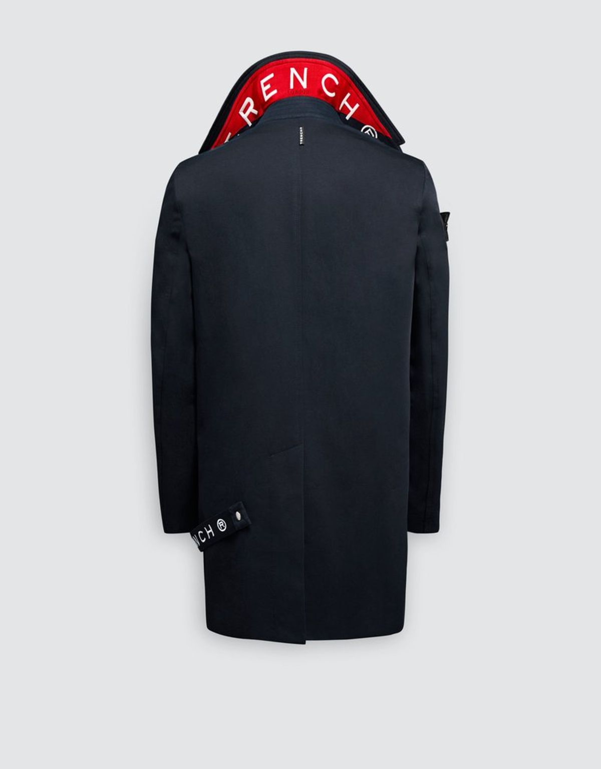 트렌치런던(TRENCH LONDON) 나이트 트렌치 코트 (NAVY/FLAG/WHITE)