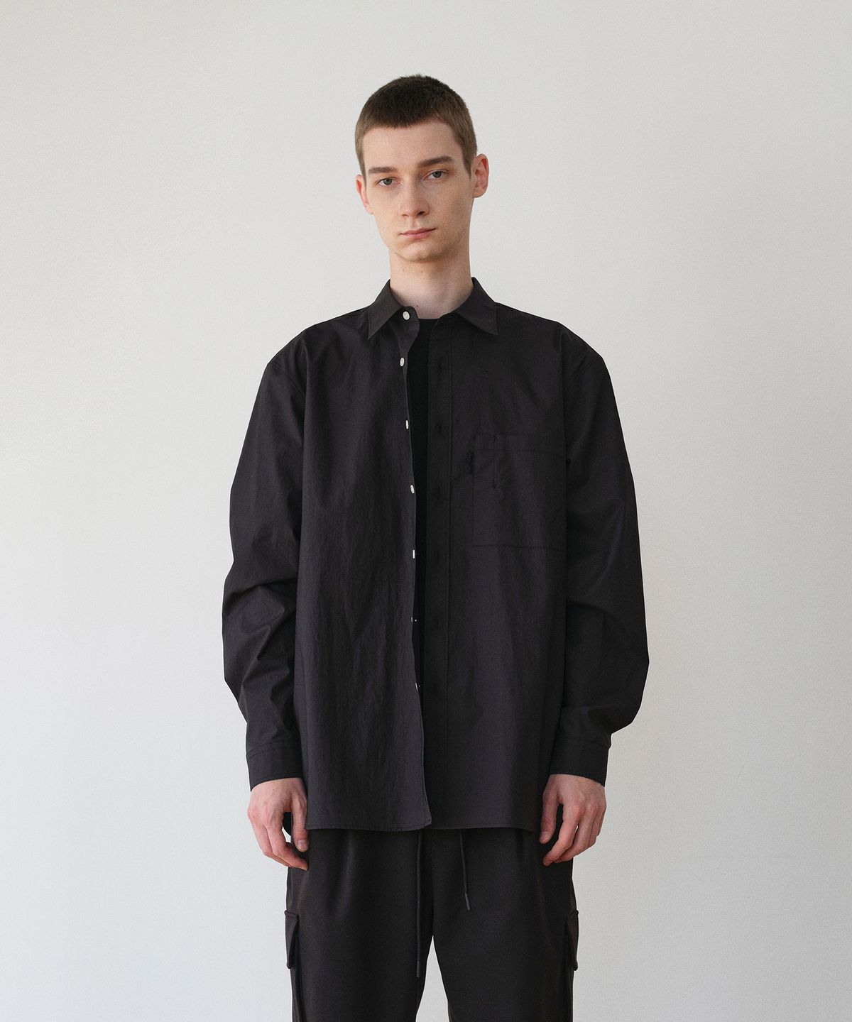 차마스포츠랩(CHAMASPORTSLAB) CSL TYPEWRITER SHIRT-BLACK