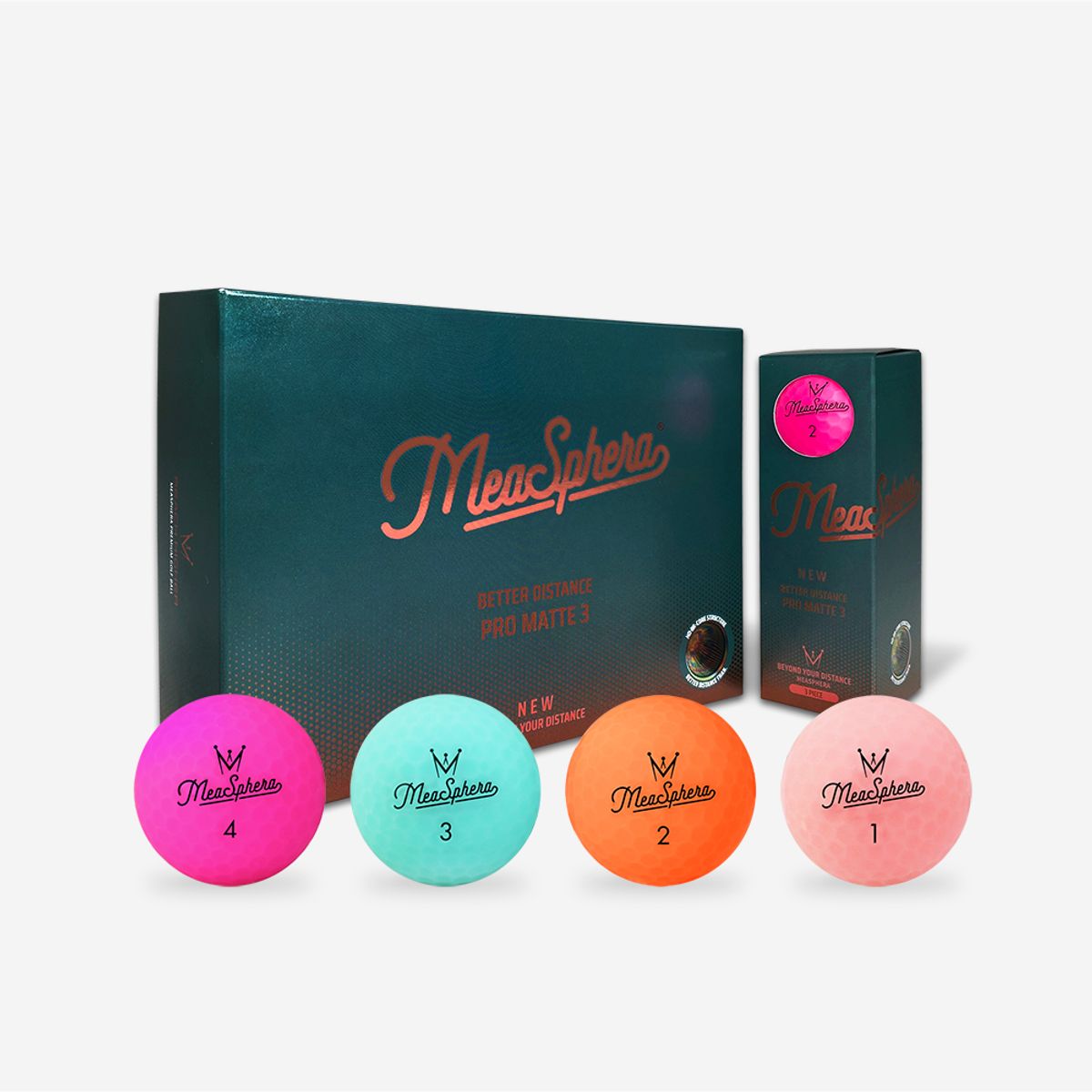 미스페라(MEASPHERA) [PM3] MATTE 4COLOR 3PIECE - DOZEN
