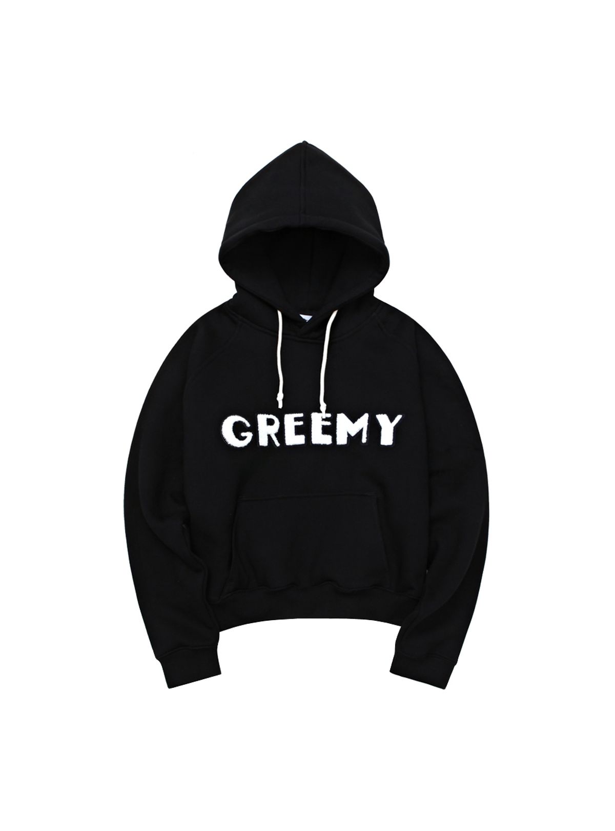 그리미(GREEMY) BOOKLE LOGO HOODIE(BLACK)