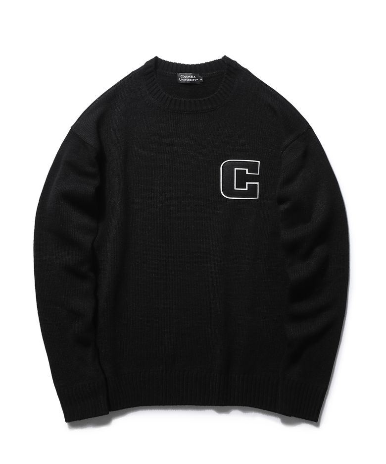 UNIVERSITY C LOGO SWEATER 블랙
