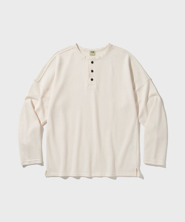 COZY HENLYNECK LONG SLEEVE [Cream]
