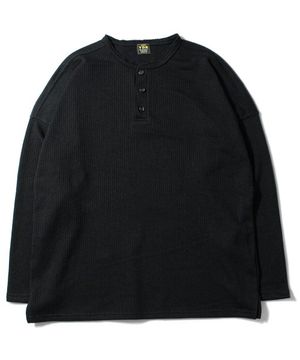 COZY HENLYNECK LONG SLEEVE [Black]