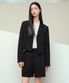 우먼즈 크롭 블레이저 [블랙]