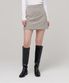 우먼즈 베이식 미니 스커트 [라이트 베이지]