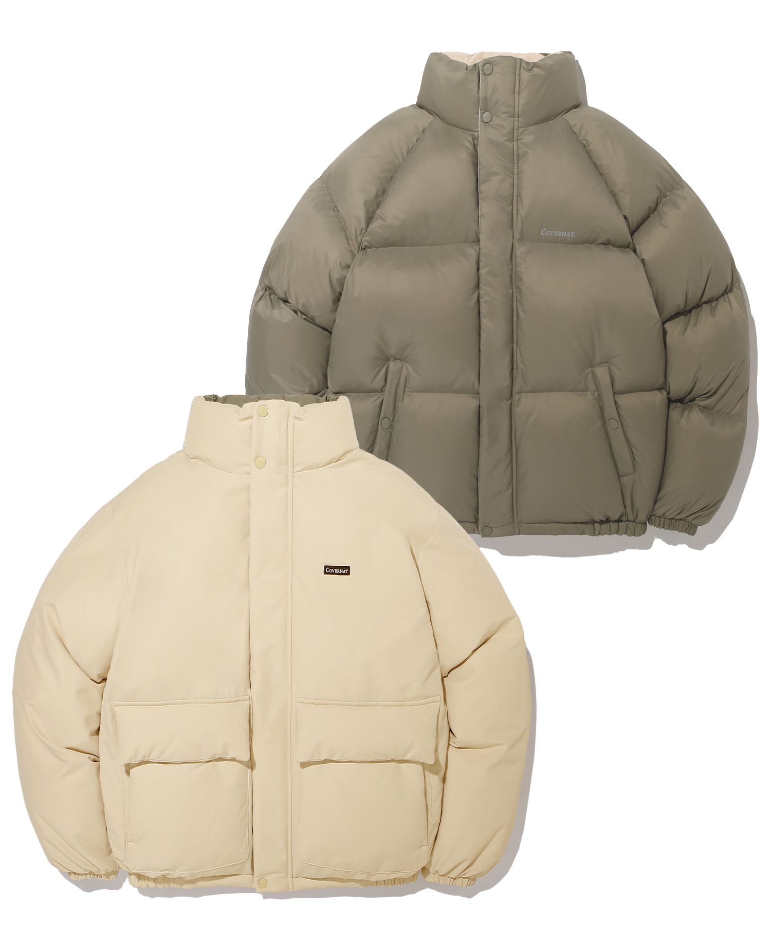 [COVERNAT]★韓国人気★RDS Reversible Short Puffer MUSINSA | COVERNAT RDS Reversible Short Puffer Beige