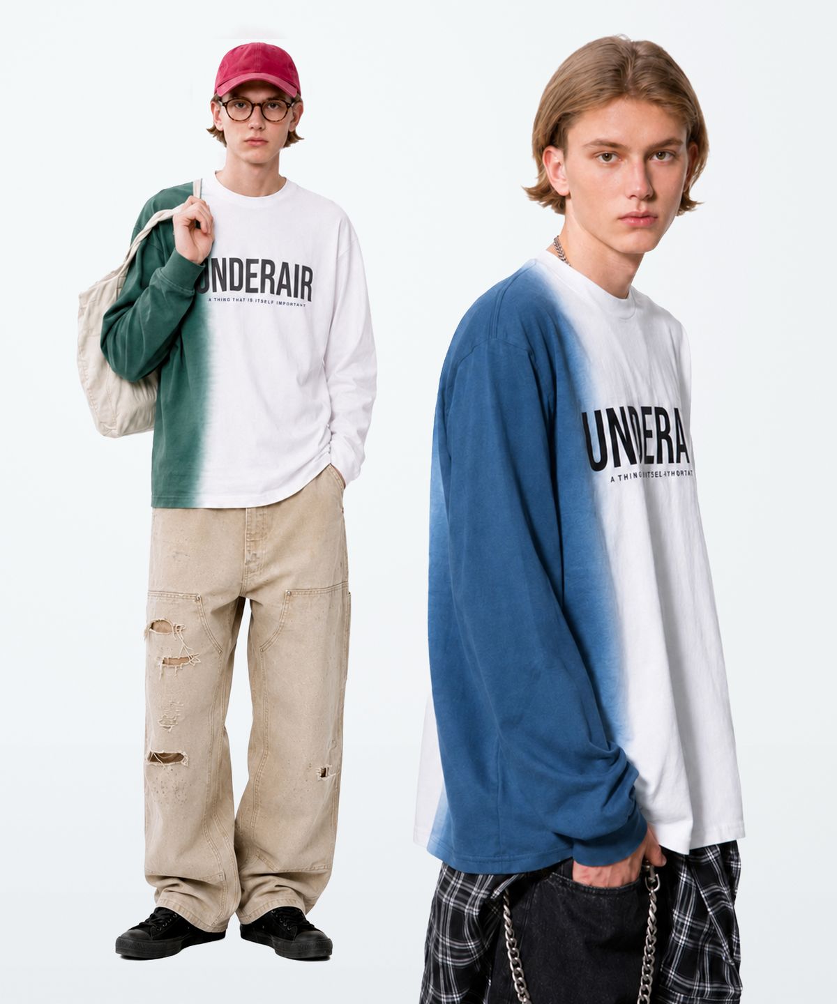 언더에어(UNDERAIR) ORDILY LONG SLEEVE (4 COLOR)