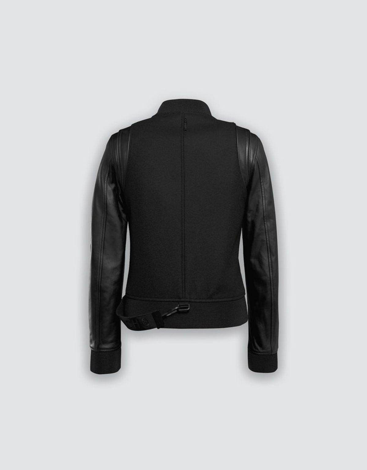 트렌치런던(TRENCH LONDON) 스타디움  레더 재킷 (BLAKC/BLACK/BLACK)