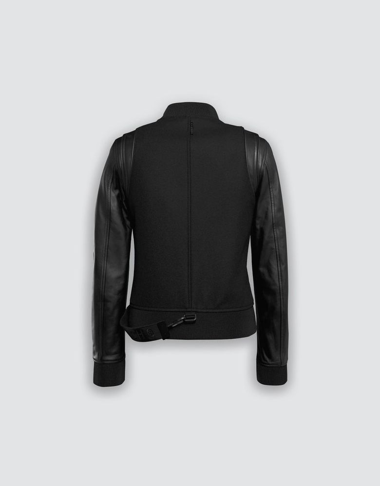 스타디움  레더 재킷 (BLAKC/BLACK/BLACK)