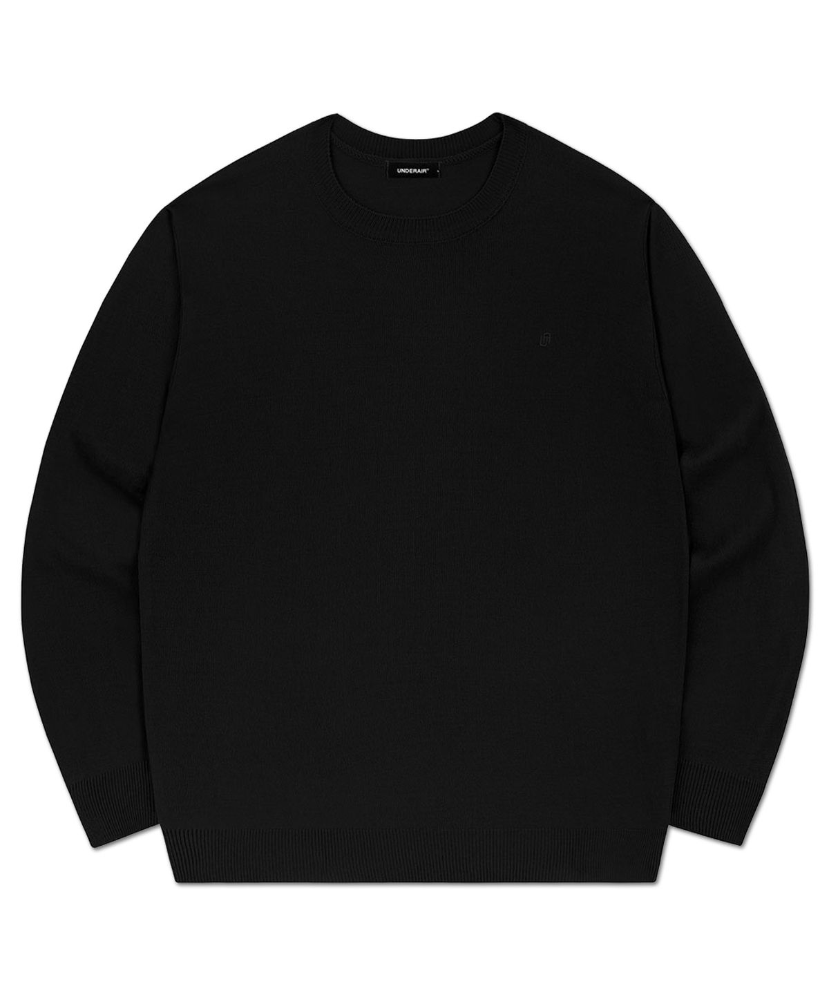 언더에어(UNDERAIR) BACK TO THE HOME KNIT - BLACK