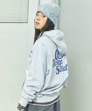 SELLER LOGO HOODIE LIGHT GREY(BLUE)(CV2BFUM400A)
