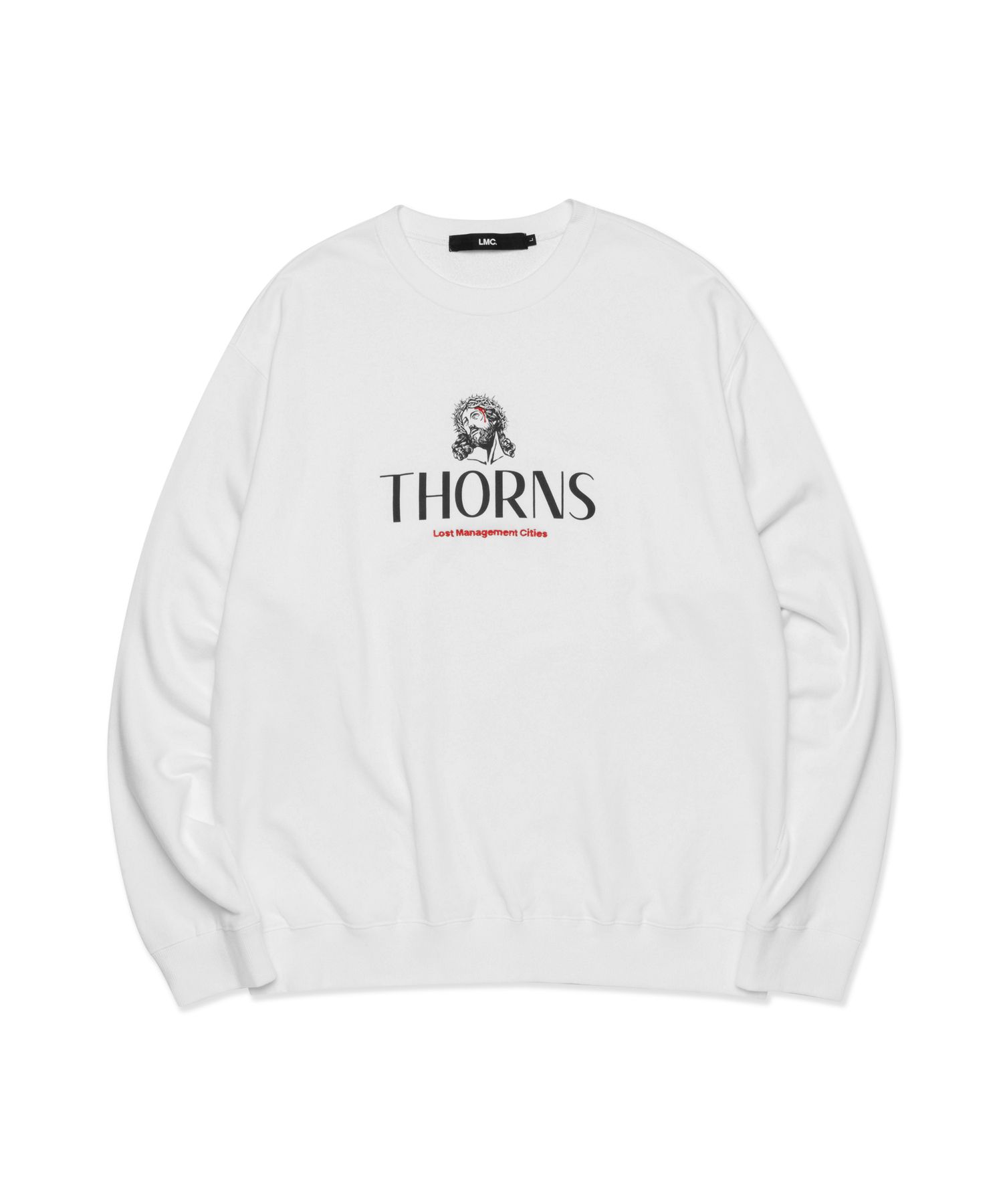 さらに100円引き◆LMC THORNS JESUS SWEATSHIRT MUSINSA | LMC LMC THORNS JESUS SWEATSHIRT white