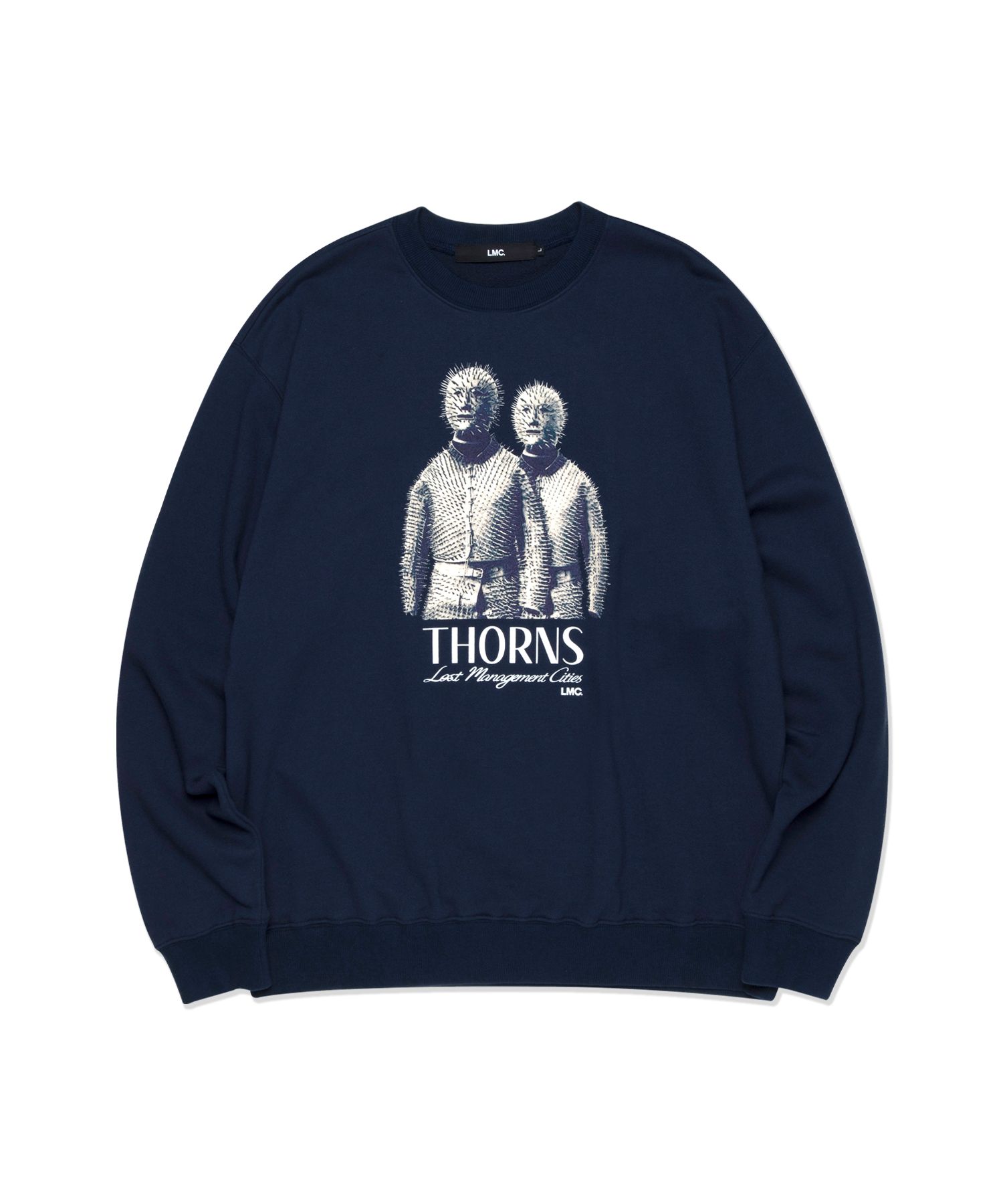 [ LMC ]★LMC THORNS MUSCLE SWEATSHIRT MUSINSA | LMC LMC THORNS ARMOR SWEATSHIRT navy