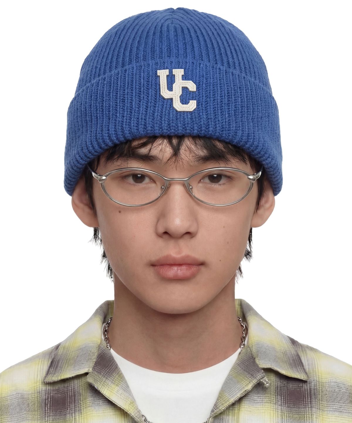 언더컨트롤(UNDERCONTROL) 슬림핏 비니 BEANIE / FLEX / UC OVERLAP / BLUE