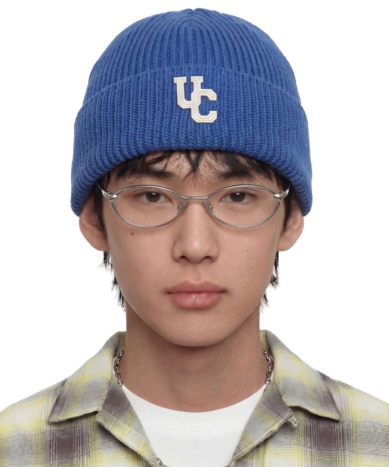 슬림핏 비니 BEANIE / FLEX / UC OVERLAP / BLUE