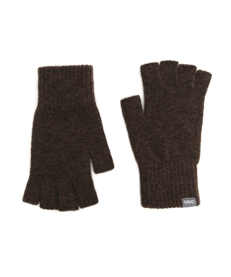 핑거리스 반장갑 FINGERLESS / UDC / MELANGE / WOOD BROWN