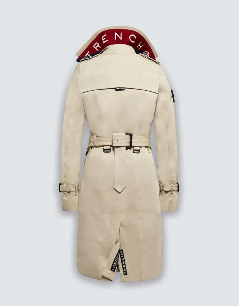 퀸 클래식 트렌치 코트 (STONE/RED/NAVY/WHITE)