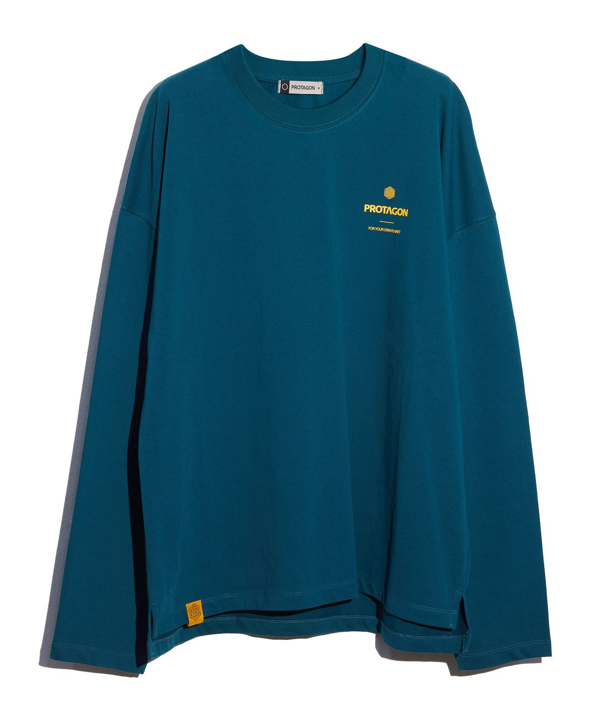 프로타곤(PROTAGON) OG Symbol Oversized Long-sleeved Tee (Blue)