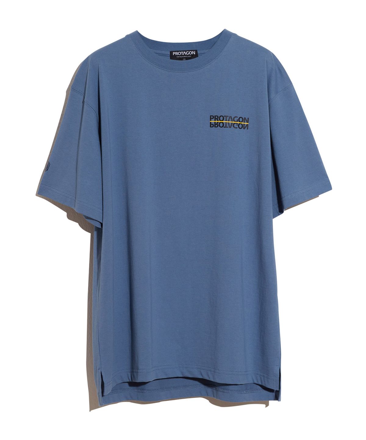 프로타곤(PROTAGON) BE REFLECTED Short-sleeved Tee (Blue)