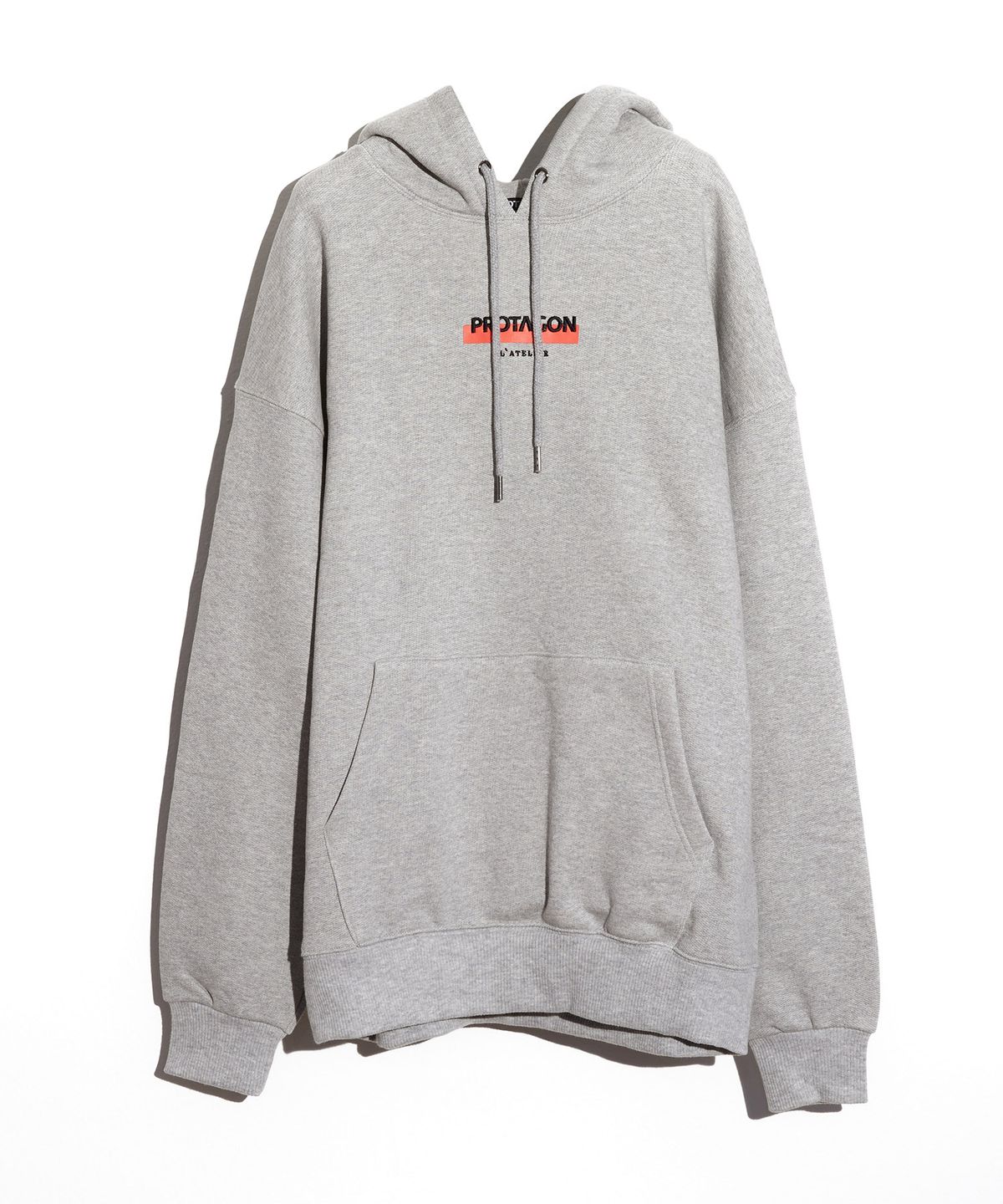 프로타곤(PROTAGON) [기모] Latelier Oversized Hoodie (M-GRAY)