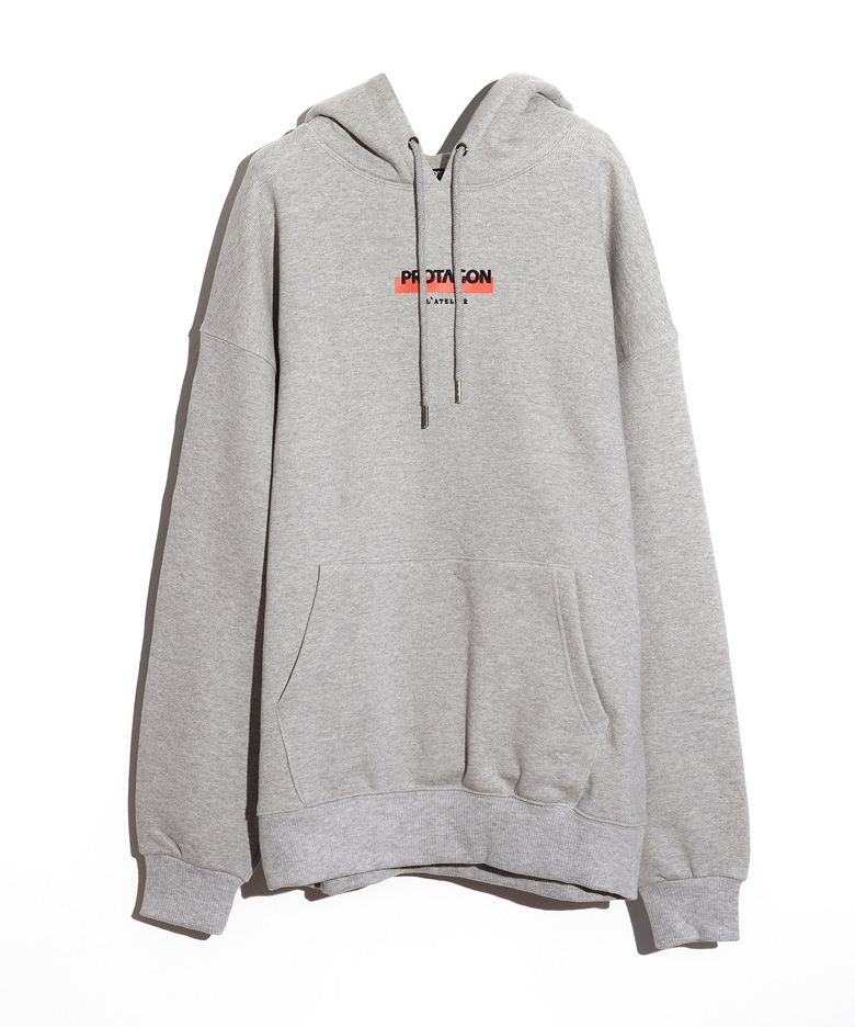 [기모] Latelier Oversized Hoodie (M-GRAY)