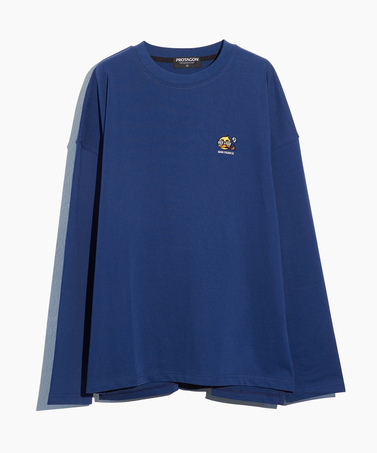 프로타곤(PROTAGON) God Faduck Long-sleeved Tee (Blue)
