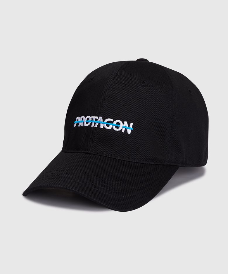 Parallel Line Logo Ball Cap (Black)