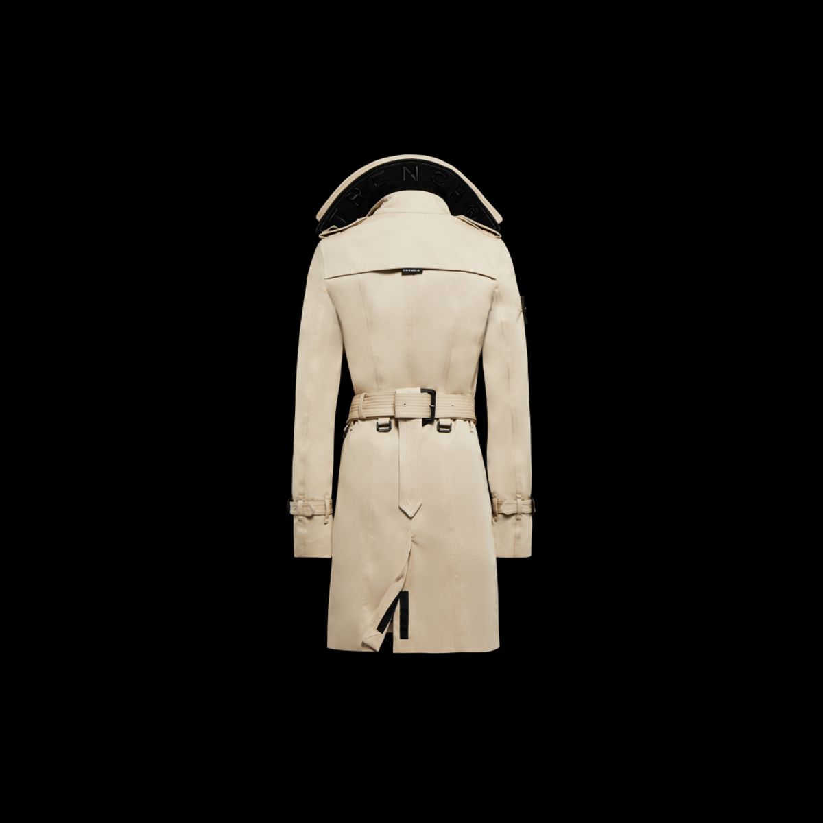 트렌치런던(TRENCH LONDON) 슬림 트렌치 코트(STONE/BLACK/BLACK)