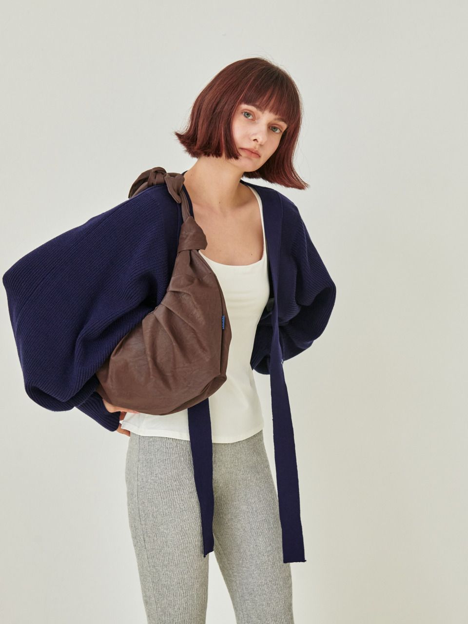MUSINSA | ACOC Stone Croissant Medium Bag_Brown