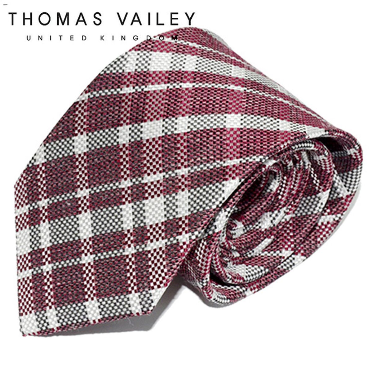 토마스 베일리(THOMAS VAILEY) 실크넥타이-드리밍 레드 8cm