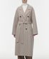 우먼즈 캐시미어 블렌드 핸드메이드 더블 코트 [오트밀]