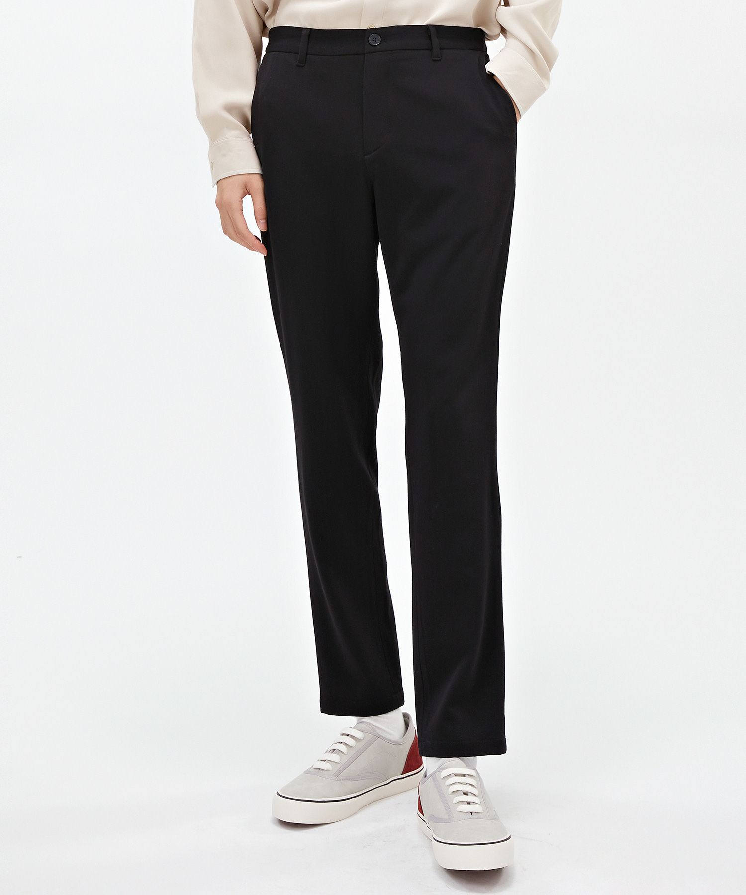 MUSINSA | CHASECULT Men's Basic Back-Banded Slacks - AERK2211B03