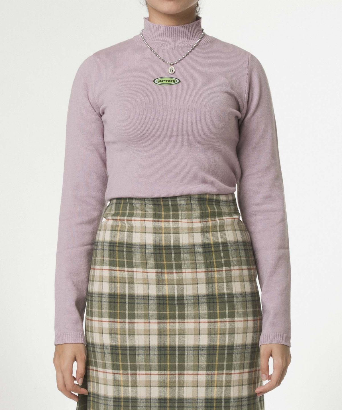 아파트먼트(APARTMENT) (W) MORLY KNIT - PURPLE