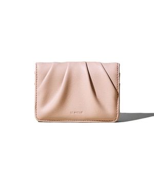 도우 소프트 여성가죽카드지갑 파우더핑크