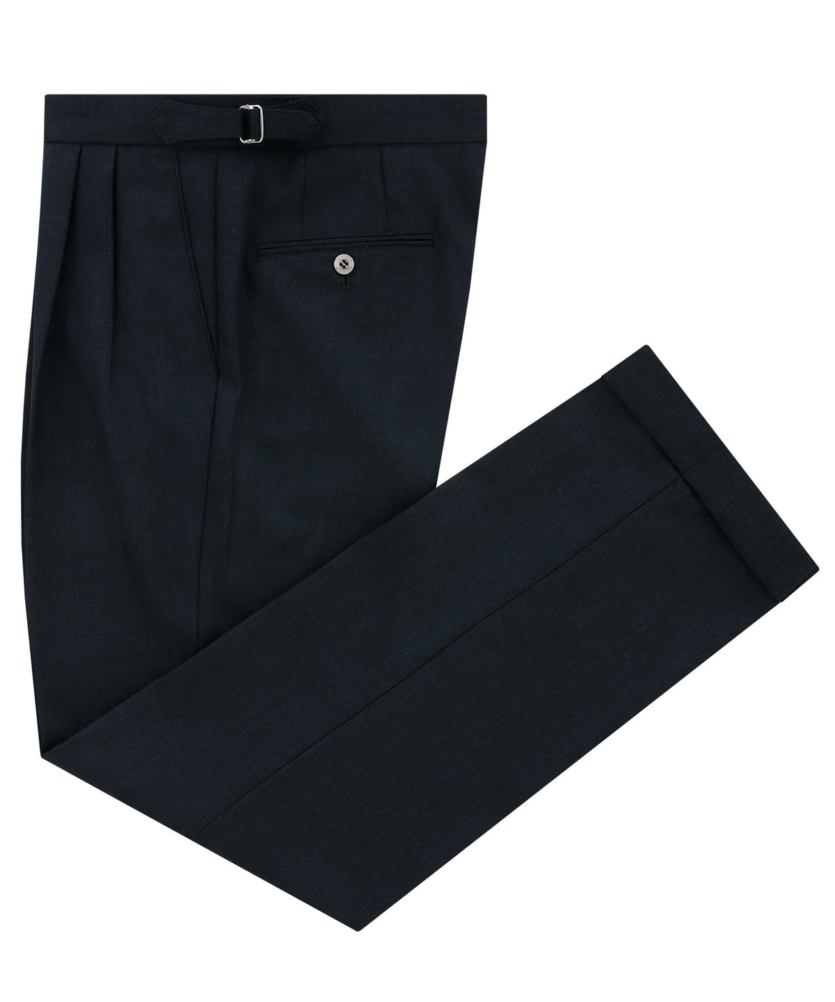 벨리프(BELLIEF) Wool soft two tuck adjust pants (Charcoal)