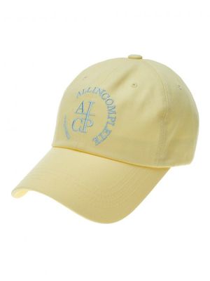 라운드 로고 볼캡 (레몬)