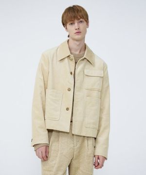 3 Pocket Short Jacket - BEIGE