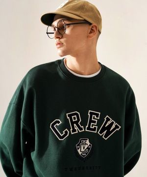 시티크루 맨투맨 딥그린 EYMT3406