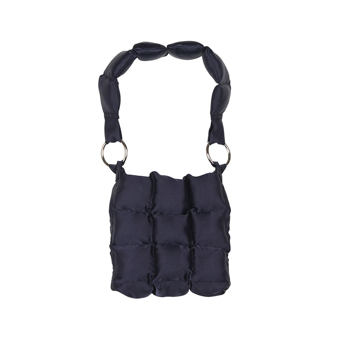 이지지(EEGEEGEE) GeeGee Puffer Bag (S) [Navy]