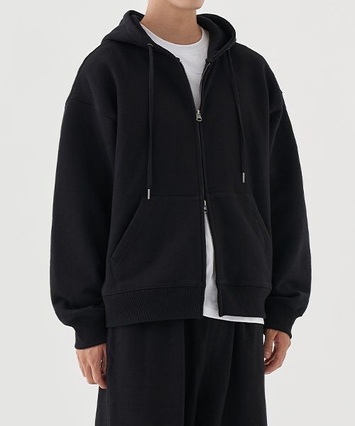 MUSINSA | TOFFEE (FLEECE LINING VER.) 2WAY SWEAT ZIP-UP