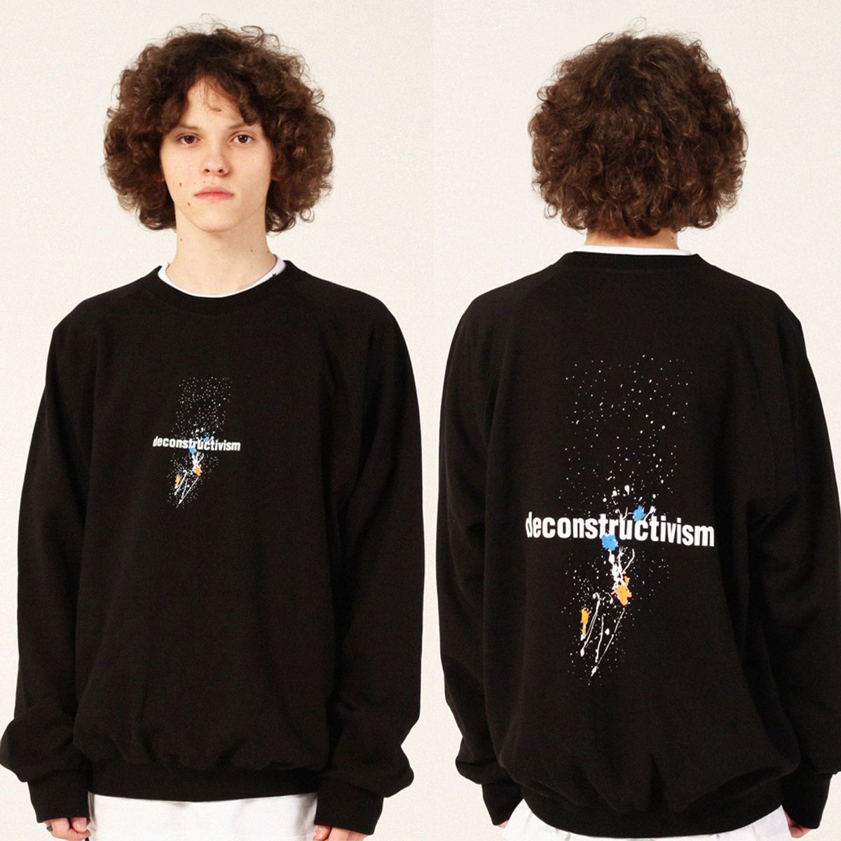 리스펙트(RESPECT) deconstructivism crewneck